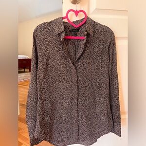 JCrew spotted button down shirt